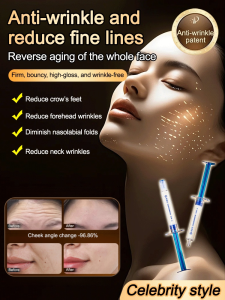 【Instant Wrinkle Reduction】Collagen Serum Facial Essence Skincare Routine Essential Wrinkle Treatment Glow Booster for Youthful Skin