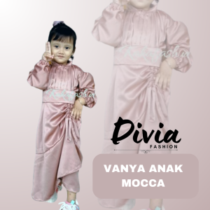 DRESS SERUT ANAK - VANNYA DRESS ANAK USIA 3 SAMPAI 10 TAHUN