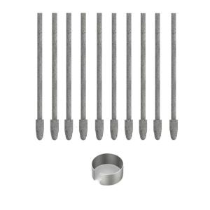 5/10ชิ้นแท็บเล็ตมืออาชีพหัวปากกาตามหลักสรีรศาสตร์คลิป PW517 PW110สำหรับ KD200ดินสอกดปลาย