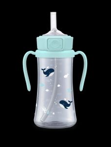 Grosmimi Dark Series PPSU Leak-Proof Straw Cup 300ml