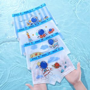 Boys Ice Silk Nylon Boxer Briefs Underwear Breathable Kids Pants Age 5 to 7