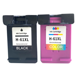 Compatible HP 61XL Black & Color Ink Cartridges (New Chip Ink Level Display) Replacement for HP DeskJet 1000 1010 1050 1510 1511 2510 2620 3510 4500 4502 4630 Printers Black 600 Pages/Color 450 Pages