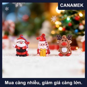 【CANAMEK】 24Pcs Giáng Sinh Theo Chủ Đề Đảng Key Ring Gói Quà Tặng Bất Ngờ Hộp Thích Hợp Như Món Quà Giáng Sinh Bên Món Quà Tốt Nhất Cho Giáng Sinh