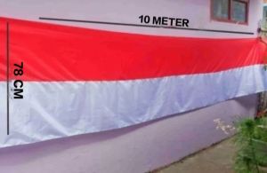 bendera merah putih bendera panjang ukuran 10 meter / bendera jumbo bendera lespang