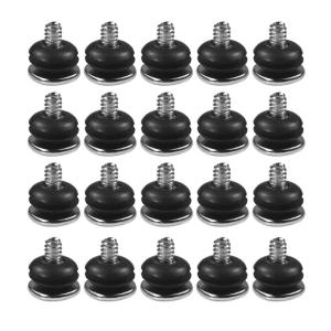 20pcs Computer for Case Shockproof Screws + Shock Absorption Rubber Gaskets for 3.5-inch HDD Hard Disk Damping Screw Set