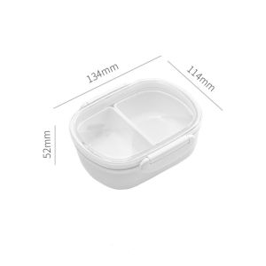 Classy Luxe Lunch Box Bento Box Microwave Safe Refrigerator Box Salad Fruit Box Keep Fresh Compartment Lunch Box Set
