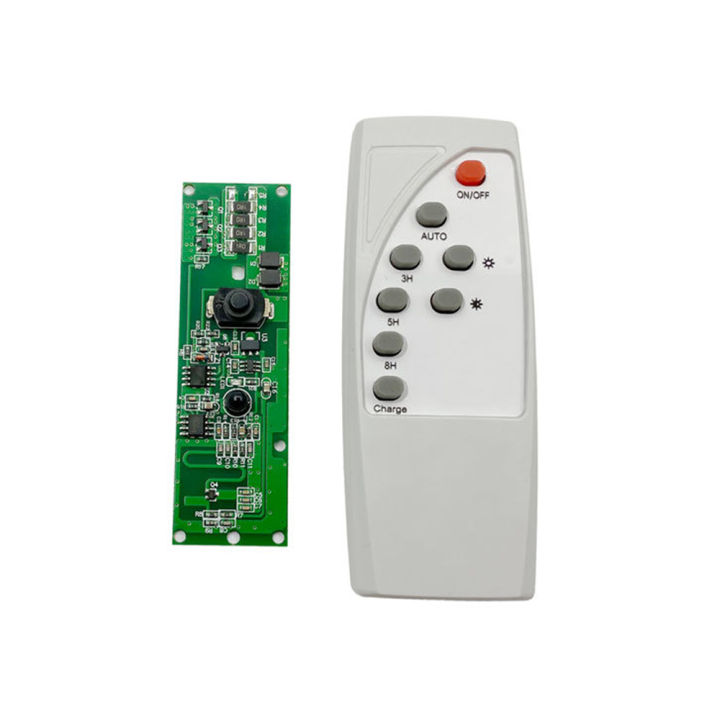 thumbnail image 2 of 3 2V 3 7V Solar Light Circuit Board With Remote Control Timing Features 2 of 9