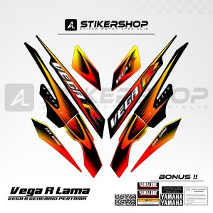 STIKER STRIPING VEGA R LAMA GRAFIS VARIASI 002