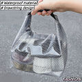 SG RumahHome® Nylon Drawstring Bag Waterproof Swim Backpack - Wet Dry Separate With Pouch Mesh Gym Beach Bag for Travel & Sport Lightweight. 