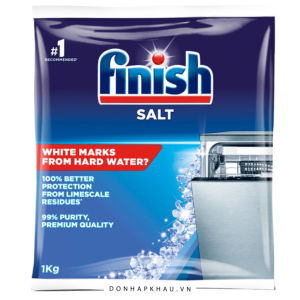 Muối Rửa Chén Bát Finish Salt Kháng Khuẩn 1kg - Bảo Vệ Máy Rửa Chén Bát Ngăn Ngừa Mảng Bám
