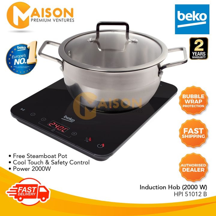 Beko Induction Cooker HPI51012B (2 Years Warranty) Lazada