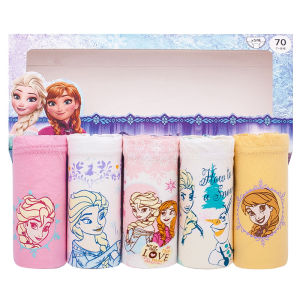 กางเกงในเด็กผญ ลายน่ารัก ขอบยืด อายุ1-12 ปี 1 กล่องมี 5 ชิ้น ผ้าคอตตอนคลาส A ใส่สบาย กางเกงในเด็ก พร้อมส่ง!!