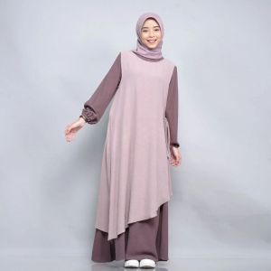 RZ ~ New Series Bisa Beli Iner/Outer/Rompinya Saja | Shafana Dress Terbaru Bahan Crinkle Air Flow