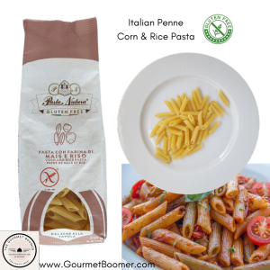 Penne Italian Pasta made of Corn and Rice Gluten Free 250 Grams