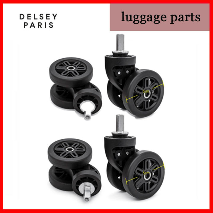 FOR Delsey 3841 luggage universal wheel accessory wear resistant travel suitcase bag sliding caster roller wheel replacement Lazada PH