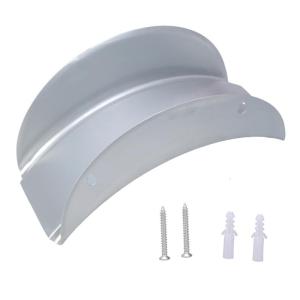 Metal Wall Mounted Heavy Duty Hose Bracket Car Hose Holder Support For Outside Accommodate Garden Hose Hanger