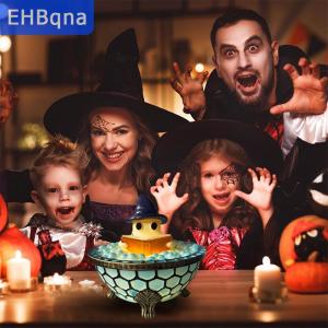 [COD] EHBqna SPORTS โคมไฟฟองสบู่ผีสำหรับปาร์ตี้ฮาโลวีนไฟกลางคืนผีฮาโลวีนโคมไฟ LED น่ารักสำหรับตกแต่งห้องน้ำโคมไฟอ่างอาบน้ำธีมผี