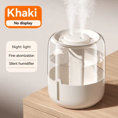 YIOMIO 6800ML Ultrasonic Humidifier Air Purifier Diffuser Humidifier for Bedroom LED Night Light Type-C Ultrasonic Air Humidification Dual Holes Atomized Aromatherapy with water Essential oil