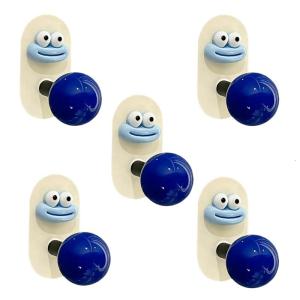 Pack Of 5 Rustproof Strong Adhesive Plastic Towel Hooks Easy Install Bathroom Hanging Hook Wall Mounted Clothes Hangers