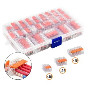 75pcs Terminal Blok Konektor Box 2/3/5 Port - PCT penghubung kabel connector 212/213/215