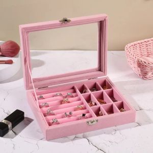 Kotak Perhiasan Travel Jewelry Anting Kalung Cincin Box / Accesories box / tempat perhiasan / kotak perhiasan / jewellery box /kotak aksesoris