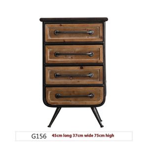 Display Cabinet American Bucket Cabinet Industrial Style Storage Cabinet Creative Iron Cabinet Character Display Cabinet Locker