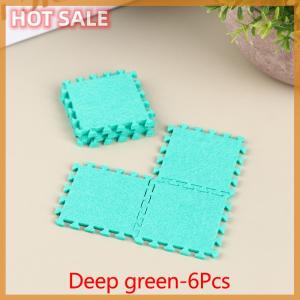 🔥🔥🔥dingdaocunz 6Pcs 1:12 Dollhouse Miniature Rug Carpet Multicolor Mat Model Furniture DecorToy