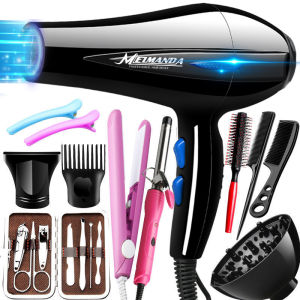 WED hair dryer full set of accessories package freely matched household size power hair dryer various accessories
