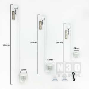 N30 PREMIUM CO2 DIFFUSER SET WITH BUILT IN BUBBLE COUNTER AND STAINLESS STEEL QUICK RELEASE 20CM 30 CM 40CM