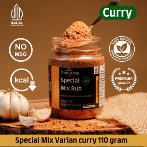 SP Kebab Pamulang X CHOP CHOP Special Mix Rub Curry Bumbu Marinasi Rendah Kalori bumbu Serbaguna untuk diet 110gr Bumbu Marinasi Kari BUMBU INSTANT CHOPCHOP