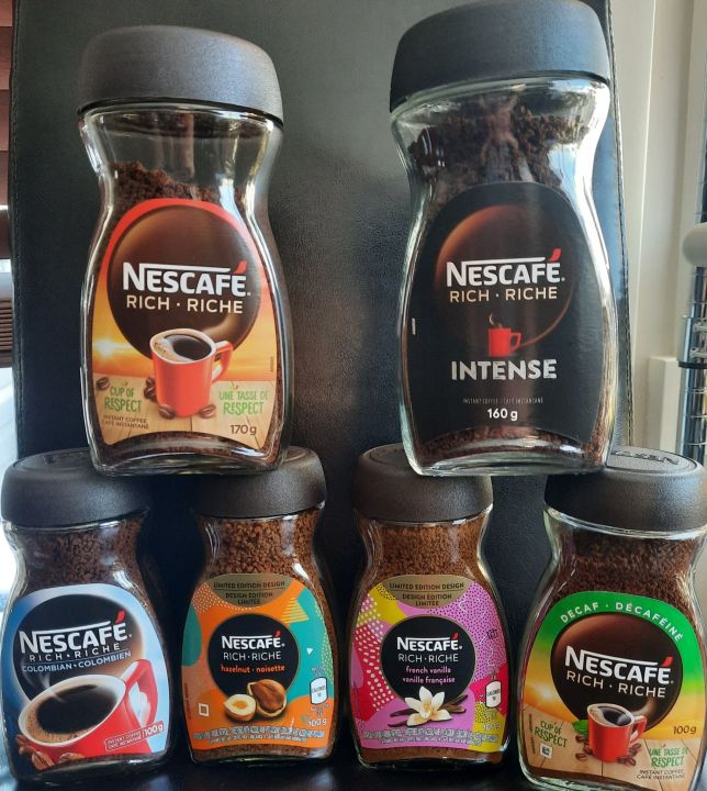 NEW and ORIGINAL Nescafe Rich 100g ( Hazelnut, French Vanilla
