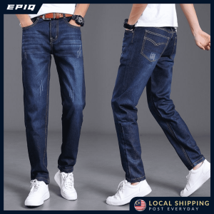 Men Jeans Slim Fit Denim Long Pants Seluar Jean Panjang Casual Plus Size Slimfit (28-38)