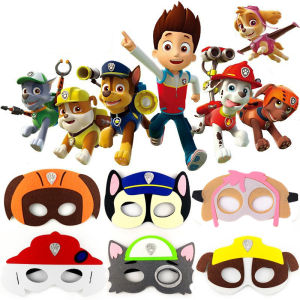 Paw Patrol Dog Felt Eyeshade Masquerade Blindfold Toys Patch Cartoon Puppy Child Party Dresses Gifts For Kids Boys Girls