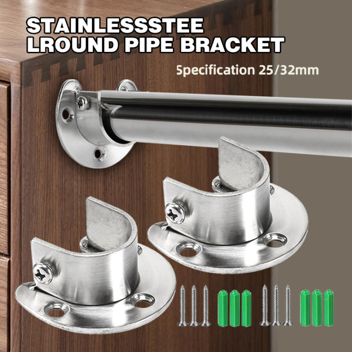 U Shaped Rpd Stainless Steel Clothes Rail Closet Rail Curtain Rod Shower Curtain ...
