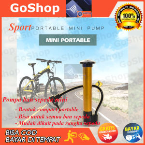 GoShop Pompa Ban Mini Untuk Sepeda | Mini Pump Manual Pompa Udara Pompa Angin Sepeda