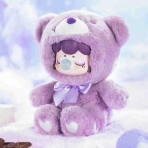  [100% Authentic] [Genuine] Rolife Nanci Colorful Chocolate Cutie Bears Series Plush Blind Box Official Blind Box Vinyl Face Plush Random Model Doll Figure Trendy Play Birthday Gift Decoration Toy