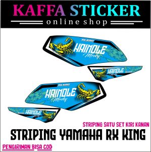 Striping variasi rx king sticker motif simple polet custom list decal custom polet scorpion