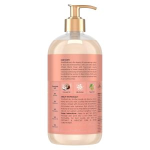 Shea Moisture Shampoo Coconut and Hibiscus for Thick Curly Hair to Cleanse & Hydrate 24 Fl oz