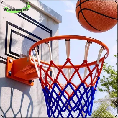 Magideal bóng rổ Khung dễ dàng lắp đặt linh hoạt thay thế nguồn cung cấp đồ chơi di động với lưới cho đào tạo trong nhà thực hành ngoài trời