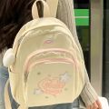 Ransel Corduroy Tas Ransel Mini Y2k Putih Korduroi Tas Sekolah Kecil Korea Lucu Tas Travelling Wanita Backpack. 