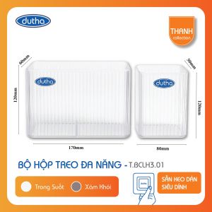 Hộp Đựng Mỹ Phẩm Treo Tường Tiện Lợi Dutha - Kệ Đựng Đồ Makeup M.BCLH