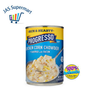 Progresso Rich & Hearty Chicken Corn Chowder Flavored with Bacon 524g – Ready to Enjoy