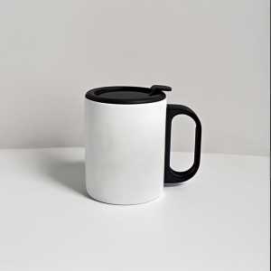 Mug Stainless SUS 304 Mug Cangkir Kopi Outdoor Stainless Steel 304 ANTI TUMPAH 1140 2007 2008 - ZS