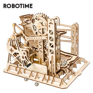 Robotime Marble Run Games 3D Wooden Puzzle Model Buliding Blocks Toy Birthday Teens Gift LG503