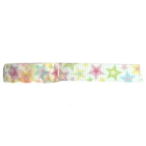 Aesthetic Star Bowknot Pattern Tape Background Masking Tape Scrapbooking Decorative Tape for Notebook Journal Planner
