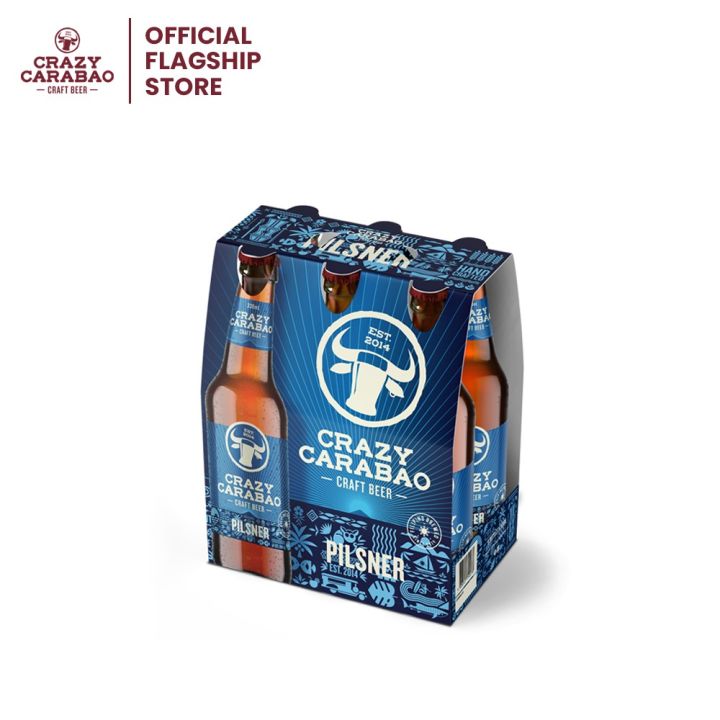 Cc Crazy Raffe Crazy Carabao Pilsner Premium Craft Beer 330ml 6 Pack Bottle CC-P-06 ...
