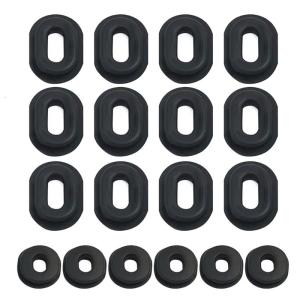 18PCS xe máy cao su cạnh Bìa Pads chống mòn cạnh Gasket phụ kiện xe máy đơn giản cài đặt cho/zj125