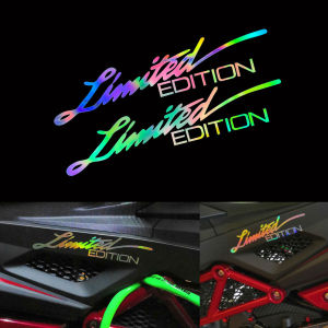 2pcs Car Reflective Sticker Limited Edition Creative Motorcycle Decals Auto Vinyl Sticker Car-styling Decal