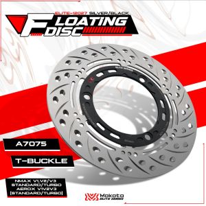 MOKOTO ELITE NMAX AEROX CLICK ADV PCX MIO FRONT FLOATING DISC A7075 ALUMINUM ALLOY ROTOR SENSOR PLATE FOR MOTORCYCLE