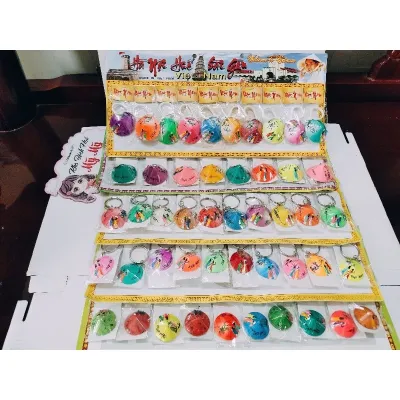 Quà lưu niệm móc khoá nam châm nón lá Việt Nam